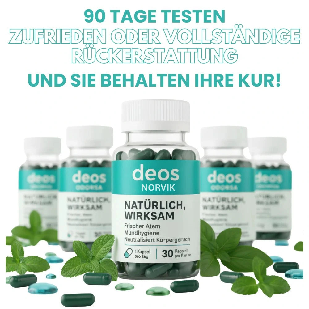 Deos | Natürliches Mittel für frischen Atem und innere Frische