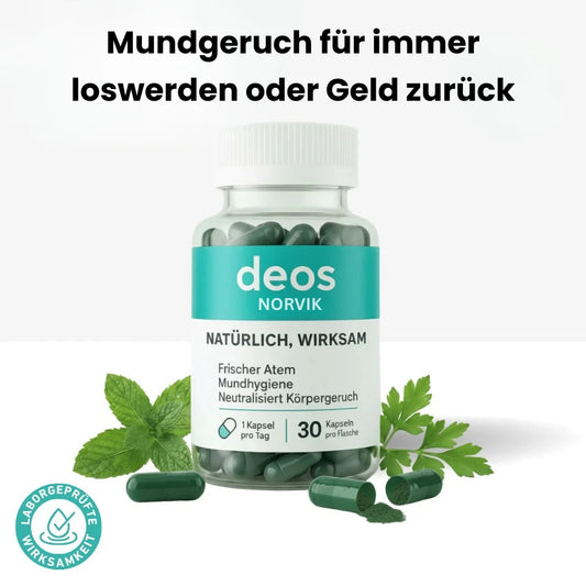 Deos | Natürliches Mittel für frischen Atem
